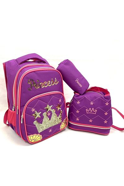 OWYON Set triplu pentru școală primară cu cutie termică de prânz nou sezon