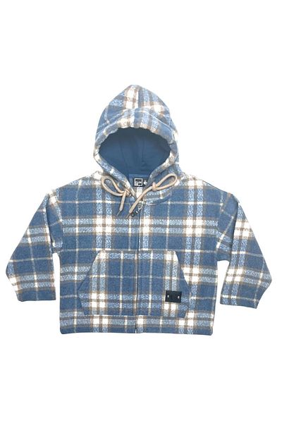 Cloise Сезонен кардиган с качулка в цвят индиго