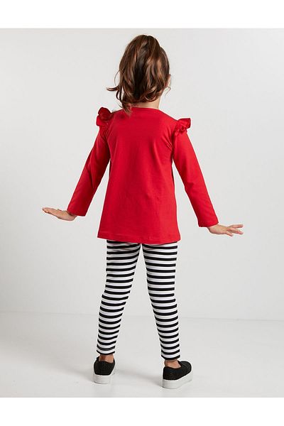 Denokids Ruffled Tip Tunic Set