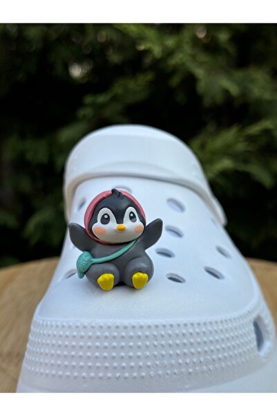 Crocs Penguenli 3D Crocs Charm/Penguen Terlik Süsü Üç Boyutlu/ 3 Boyutlu Crocs Charm/ Jibbitz