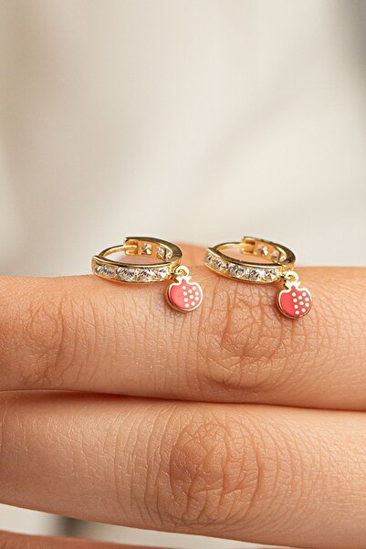 Çgk Çiğdem Gürel Kuyumculuk Nar Çocuk Küpesi