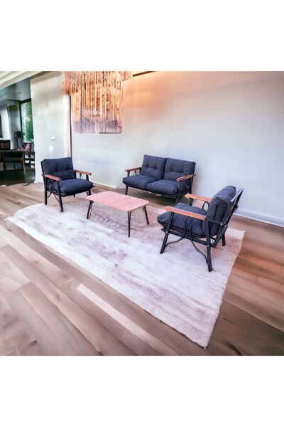 AKTSaccessories AKTAŞ Home Balkon, Bahçe , Metal Koltuk Takımı , Bahçe Takımı...