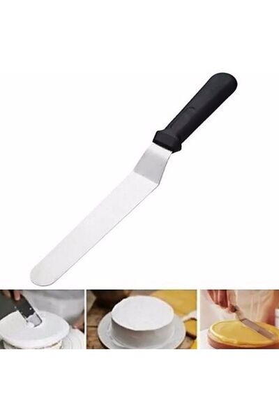 Genel Markalar Pasta Paleti Eğri 25 Cm Çelik Siyah