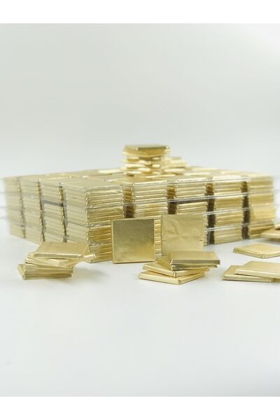 TuNa Chocolate Tuna Çikolata Altın Sargılı Sütlü Madlen 70 Adet Ikramlık Çikolata