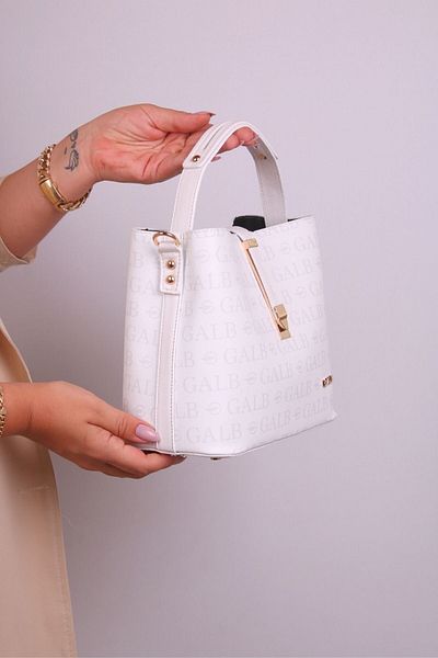 GALB LEATHER Geanta de umar dama sezon nou - 4 compartimente, curea lata reglabila, 22x20 cm