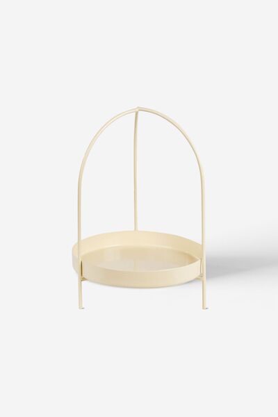 Genel Markalar Bej Metal Aksesuar Ve Makyaj Organizer - Çok Amaçlı Düzenleyic...