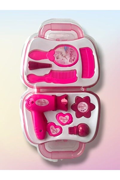Oyunsal Çantalı Oyuncak Güzellik Seti Kaliteli Plastikten Çanta,Tarak,Oje,Tok...