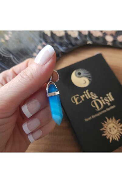 fırsatlar diyarı Eril Dişil Tarot Konuşturma Kartları Siyah & Mavi Akik Doğal...