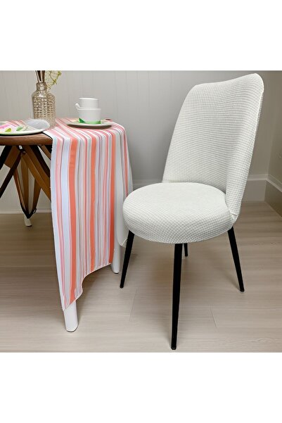 ÖZMAKAN 1 Piece Lycra Oval Chair Cover - Washable and Elastic