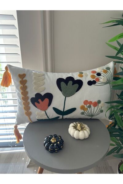 en gözde home غطاء كيرلينت مطرز باللؤلؤ