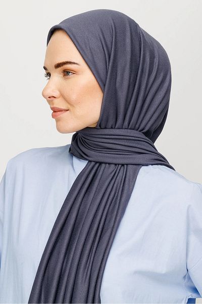 Hürremist Viscose Combed Shawl, Smoked - Sheer-proof, Anti-sweat, Easy to Use, Ultra Comfortable