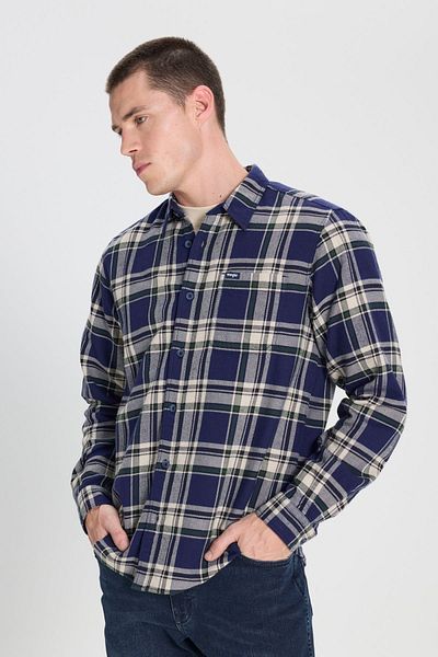WRANGLER Πουκάμισο Regular Fit Normal Cut 100% βαμβακερό πολύχρωμο