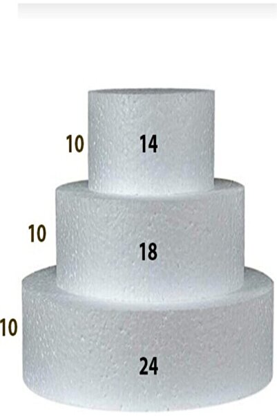 Mr. KARA 3 Katlı Strafor Maket Pasta