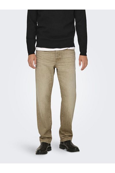 Only & Sons Normal geschnitten jeans ONSEDGE Mittlere Taille Gerade geschnitten Jeans