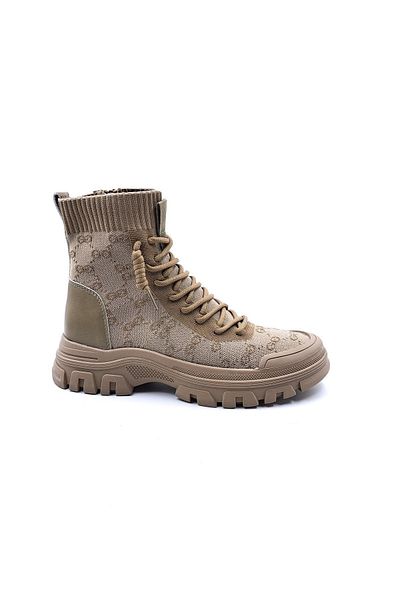 Guja Μπότες κάλτσες Lycra Textile Camel Color