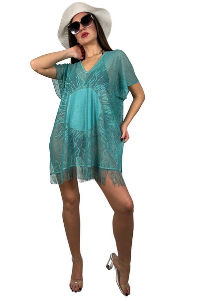 Sinhan Pareo Comfortable and Stylish Beach Dress Sun Pattern - Mint Green