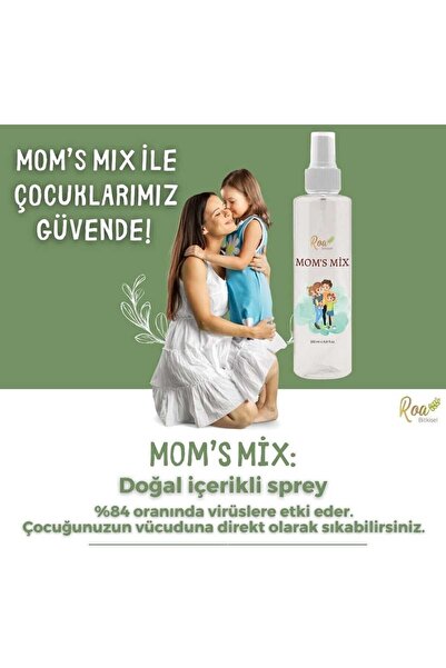 Genel Markalar Mom's Mix Doğal İçerikli Virüs Savar Çocuklar İçin Sprey 200 ML