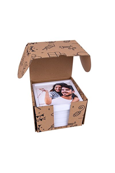 Nobbystar White Pola Frames - Pack of 3 14x14cm, Adhesive Desktop and Wall Frame