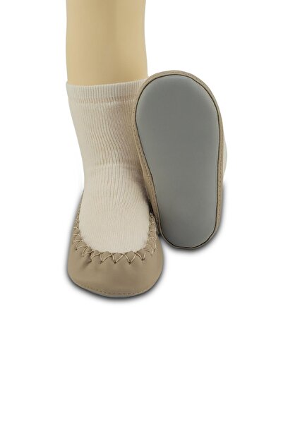 Funny Baby Organic Stitched Comfortable Non-Slip Sole Plain Socks