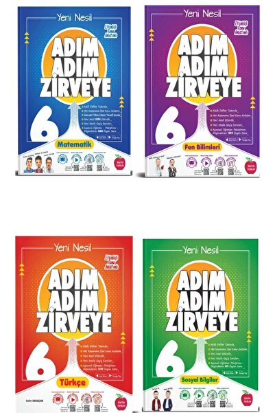 Newton Yayınları Newton 6.Sınıf Adım Adım Zirveye Matematik Fen Bilimleri Tür...