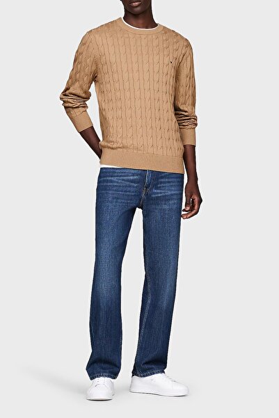 Tommy Hilfiger Pamuklu Relaxed Fit Bisiklet Yaka Örme Kazak Erkek KAZAK MW0MW33132 RBC