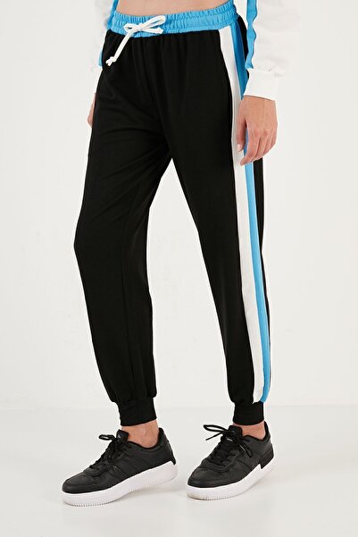 Lela Color Blocked Regular Fit Hooded Sports Set - 5863835