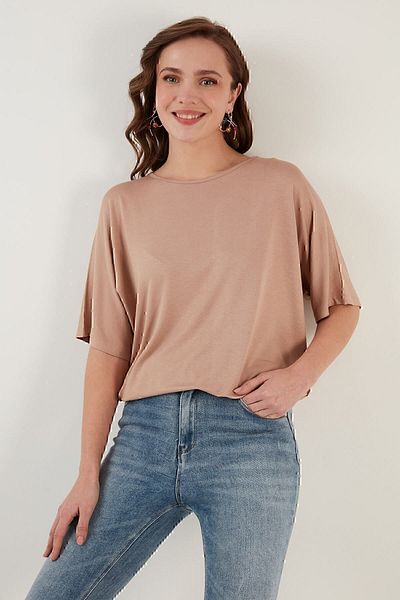 Lela Блуза с овъглено деколте 5864528