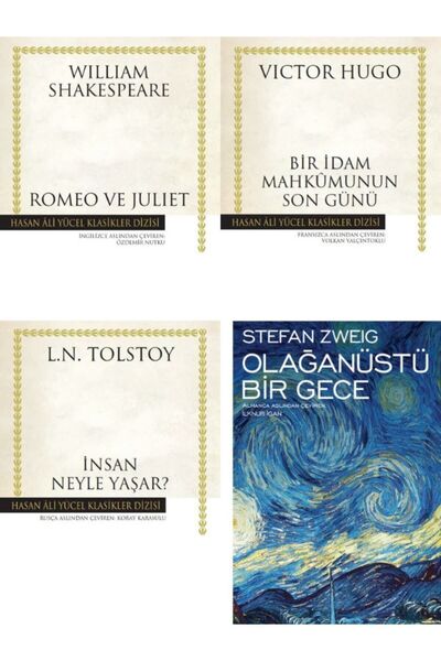 TÜRKİYE İŞ BANKASI KÜLTÜR YAYINLARI Romeo Ve Julıet & Bir Idam Mahkumunun Son...
