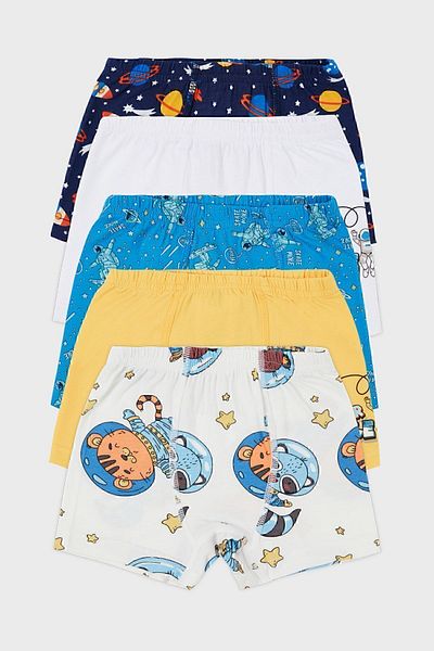 Lela Μπόξερ BOXER 5 τεμαχίων από Stretch βαμβακερό σχέδιο για αγόρι 6651006 ΔΙΑΣΤΗΜΟΣ