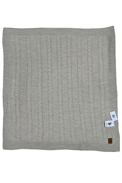 U.S. Polo Assn. US Polo Assn.Licensed - Light Brown Baby Blanket