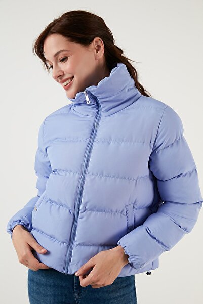 Lela Jachetă scurtă bufantă cu guler înalt 6020045