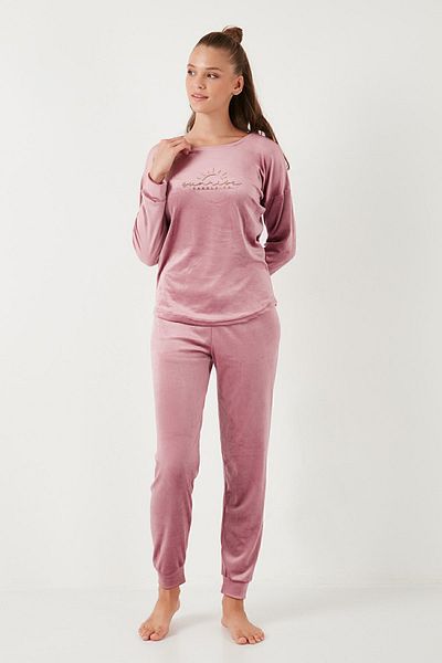 Lela Crew Neck Standard Fit Pajama Set - Pyjama Set 6094201