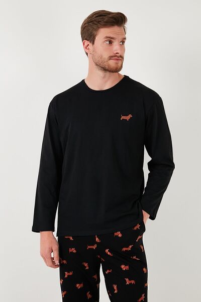 Buratti Σετ ανδρικών πιτζάμες - βαμβακερό, κανονική εφαρμογή, μακρυμάνικο, 6572013