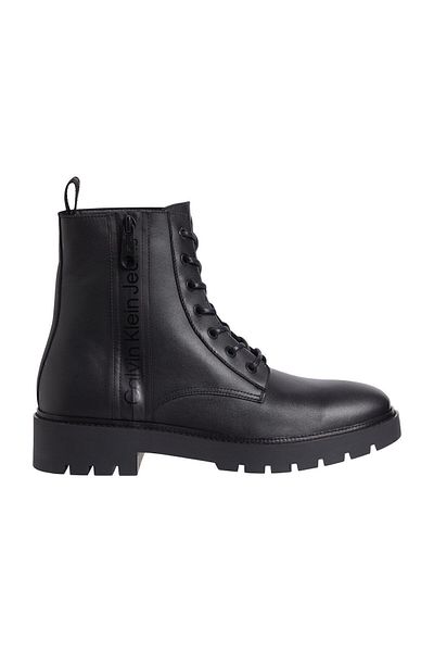 Calvin Klein Men's Leather Boots - Logo, YM0YM002620GT Model