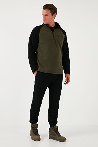 Buratti Ανδρικό Winter Fleece - Slim Fit, μισό φερμουάρ, ράστερ POLAR 5906055