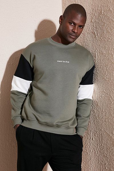 Buratti Βαμβακερή κανονική εφαρμογή Crew Neck Sweat Ανδρική SWEAT 5905298 Υ