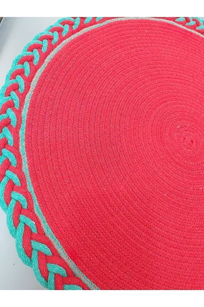 home decors by özlem New Year's Wicker Runner - Decorative Cover, Pine Tree Patterned Table Cloth, Living Room Presentation - 50X50Cm
