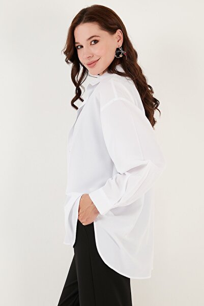 Lela Cămașă țesută supradimensionată din bumbac CAMISA 6234760