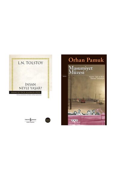 TÜRKİYE İŞ BANKASI KÜLTÜR YAYINLARI İnsan Neyle Yaşar ? Tolstoy - Masumiyet M...