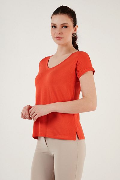 Lela V-Neck Relaxed Cut Blouse Blouse 5862000