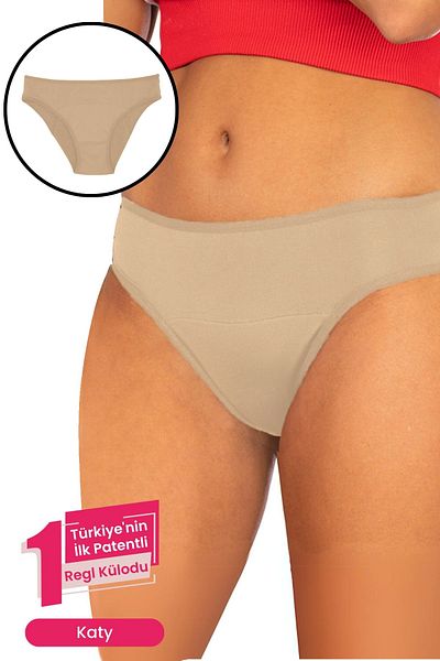 PEDDON Εξαιρετικά απορροφητικό Ultra Hygienic Katy Cream Εμμηνορροϊκό εσώρουχο όλη τη νύχτα και τη μέρα Αποτελεσματικό στεγανό εσώρουχο περιόδου