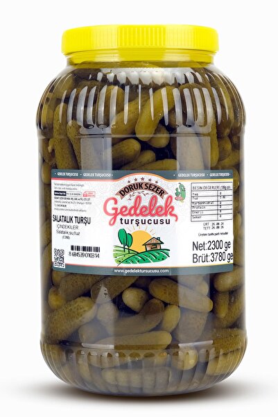 MEHMET SEZER TURŞULARI Gedelek Turşucusu Salatalık Turşu –no:0 2300 gram