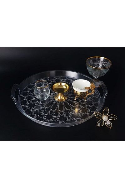Harmony As142 Palace Round Crystal Tray