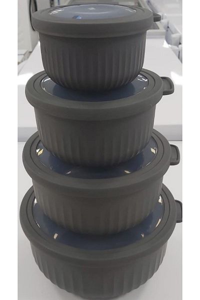 JASPER JPR-047 حاوية تخزين أنثراسايت مكونة من 4 قطع