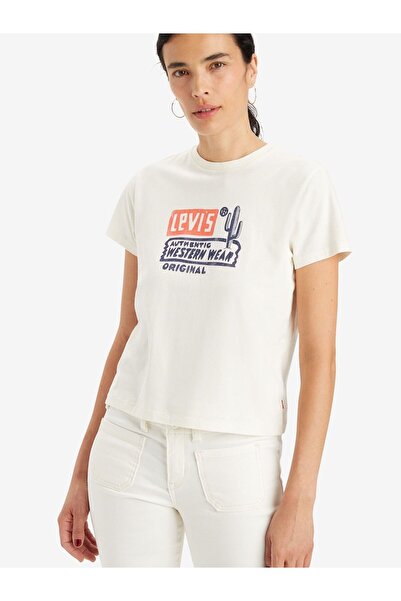 Levi's Κλασικό γραφικό σχέδιο - Αυθεντικό γυναικείο μπλουζάκι Western