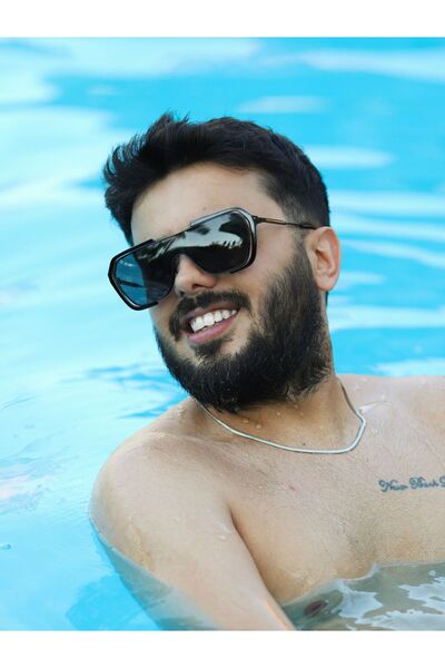 TomyHelf Siyah Camlı Siyah Çerçeveli Unisex Güneş Gözlüğü Th31464c1