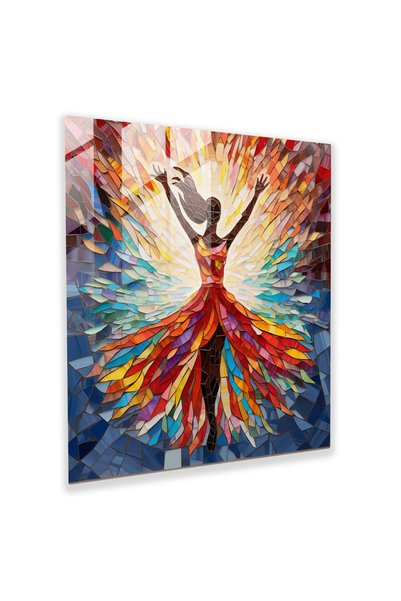 PaintedAnarchy Vitray balerin Cam Tablo - balerin, Cam Tablo, balerin, cam du...