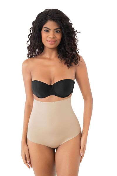 Cooqpoo High Waist Extra Gathering Laser Cut Women's String Thong Panty Corset - S, M, L, Xl, 2XL, 3XL