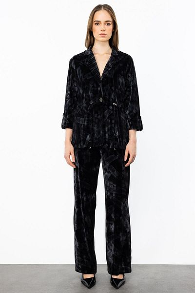 ON Velvet Fabric - Elastic Waist Trousers