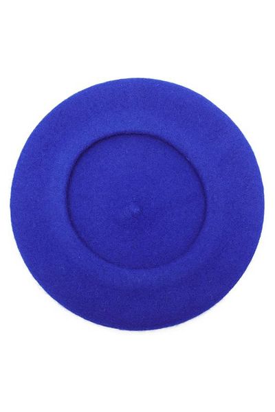 VOOP Beretă din pâslă de pictor francez Saks Blue